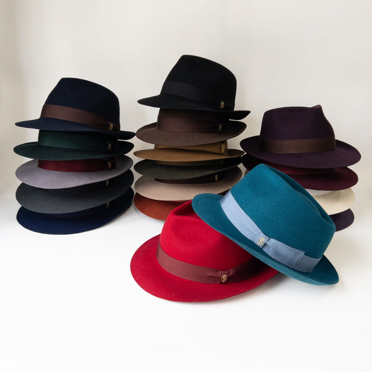 日本人の頭に合う中折れハット
