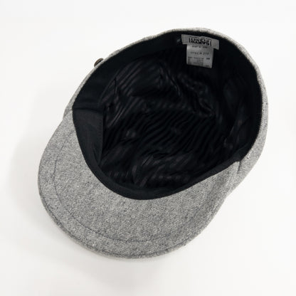 ウォッシャブルフラノハンチング　ライトグレー