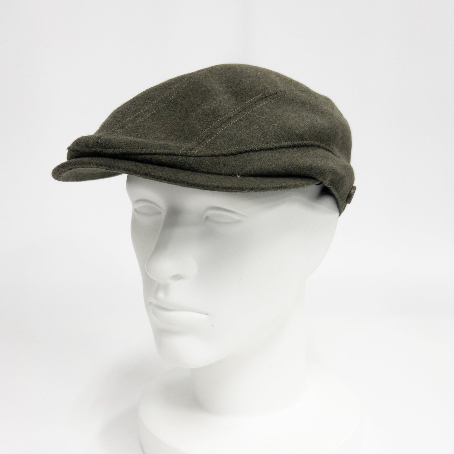 ウォッシャブルフラノハンチング　カーキ