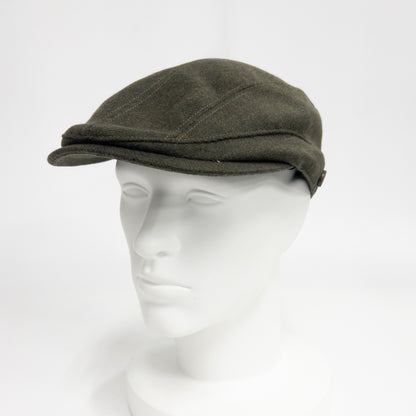 ウォッシャブルフラノハンチング　カーキ