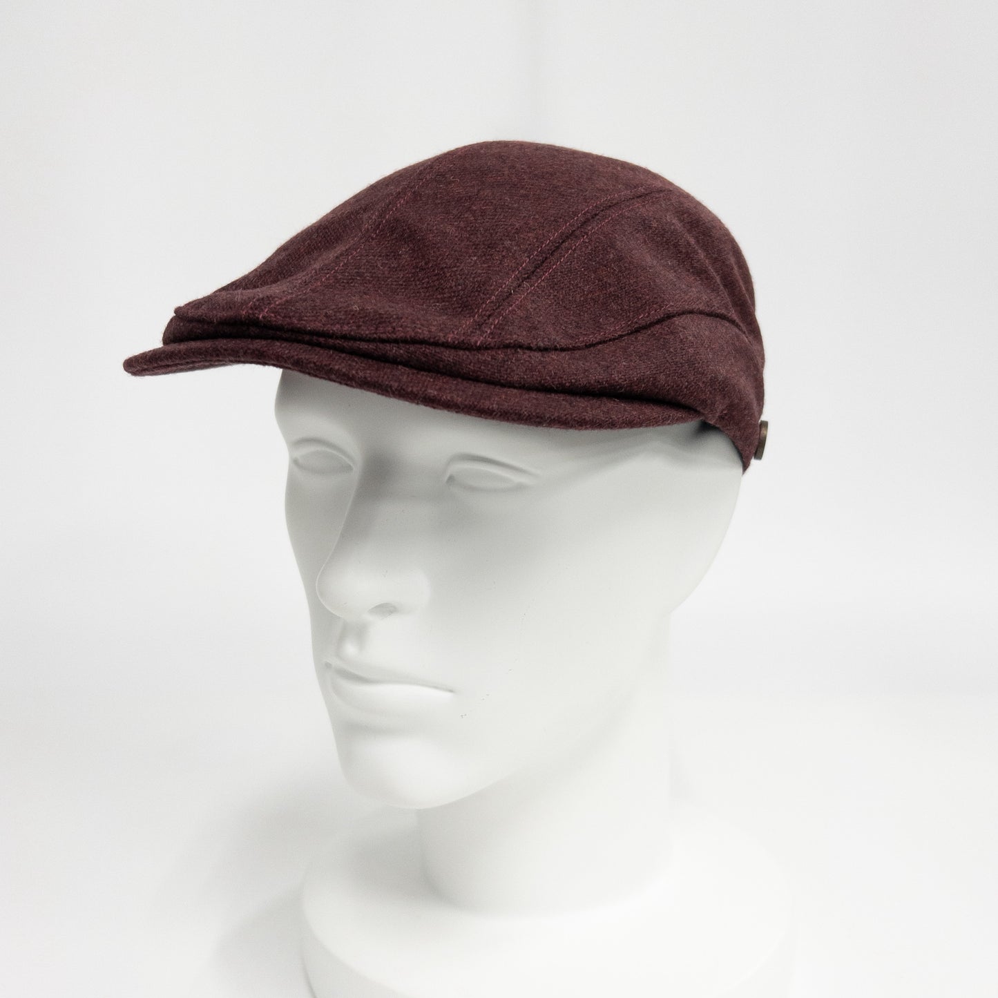 ウォッシャブルフラノハンチング　ボルドー