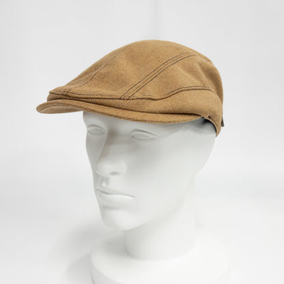 ウォッシャブルフラノハンチング　キャメル