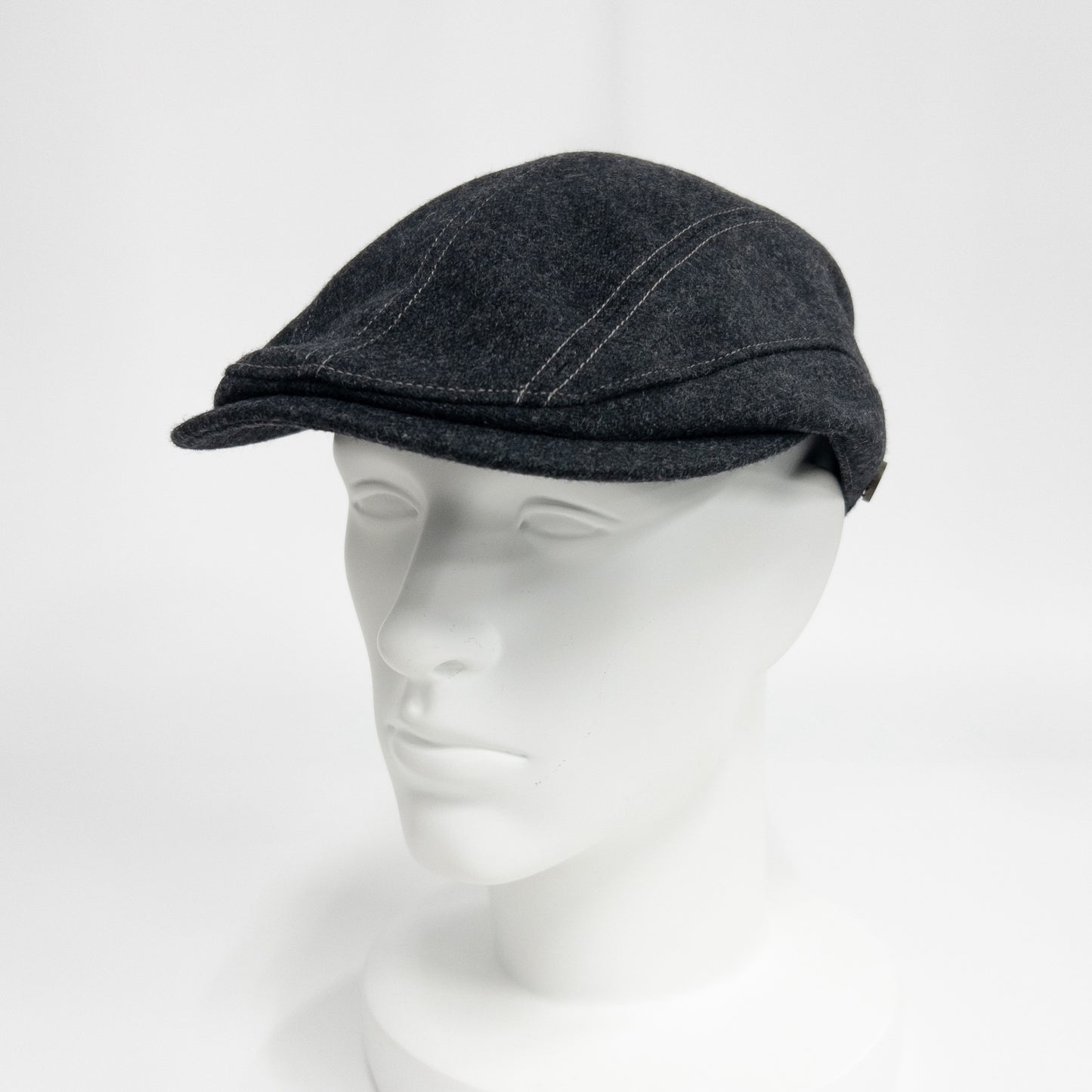 ウォッシャブルフラノハンチング　チャコール