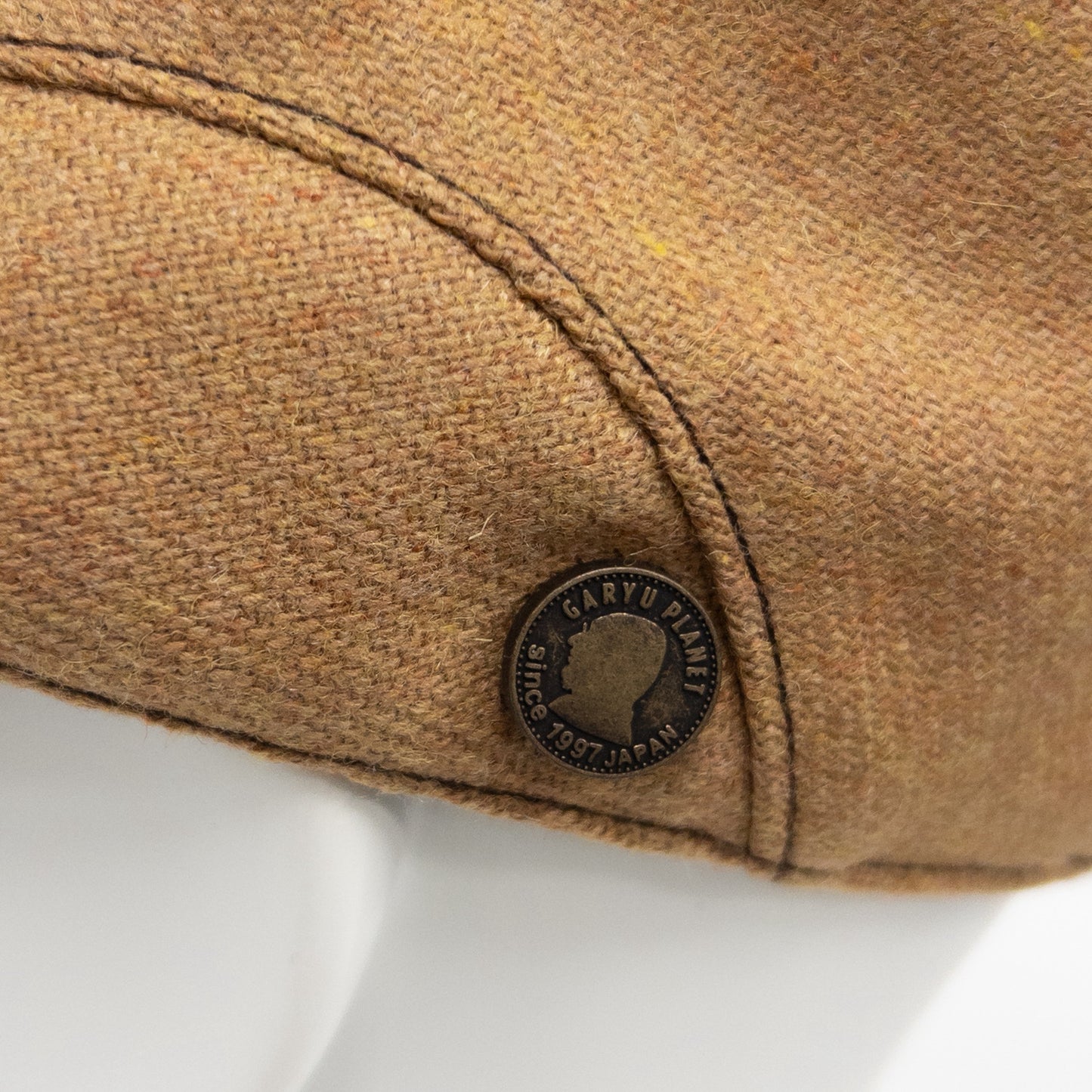 ウォッシャブルフラノハンチング　キャメル