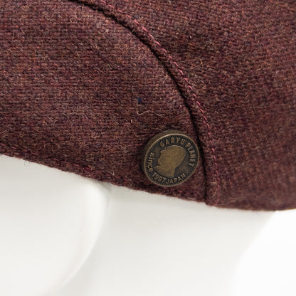 ウォッシャブルフラノハンチング　ボルドー