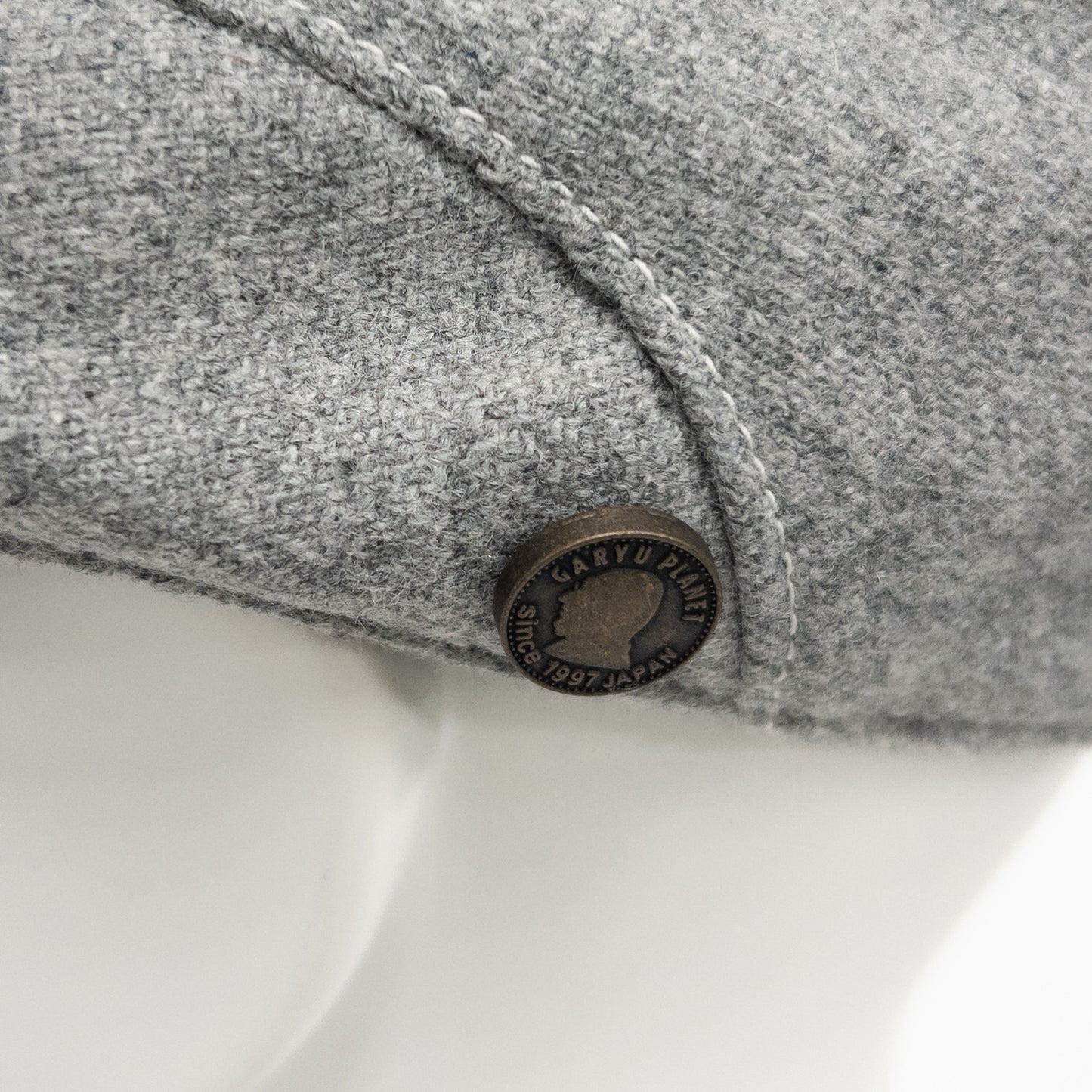 ウォッシャブルフラノハンチング　ライトグレー