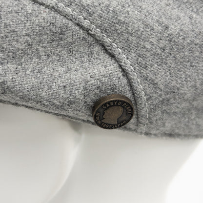 ウォッシャブルフラノハンチング　ライトグレー