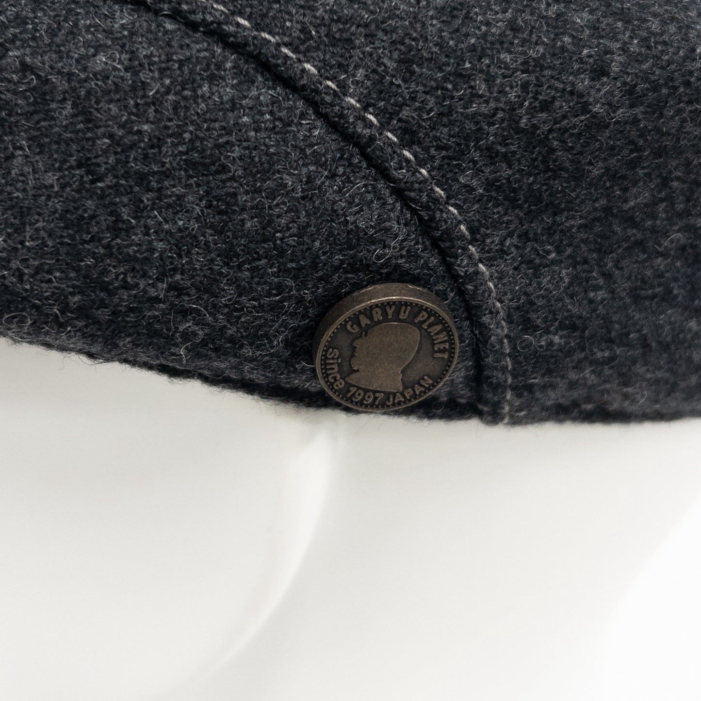 ウォッシャブルフラノハンチング　チャコール