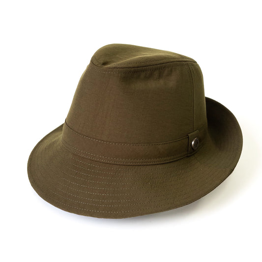 【撥水】ローラブルレインハット　カーキ