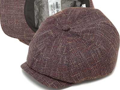 フランス製生地の８枚はぎキャスケット - garyu planet